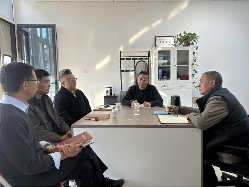 校关工委常务副主任孙宝德一行调研润泽书院关工委工作